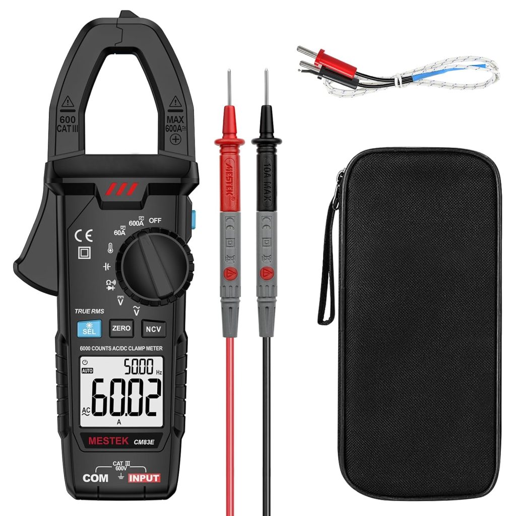 MESTEK Digital Clamp Meter Multimeter