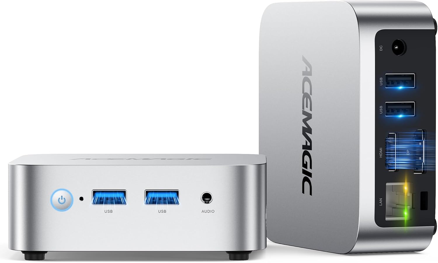 ACEMAGIC Mini PC Computers 11 Pro, Twin Lake N150 (Beat N97/N95) 16GB DDR4 RAM 256GB M.2 SSD up to 3.6 GHz, Mini Desktop Computers Support Dual 4K, WiFi6, BT, Ethernet, Small PC for Business Home