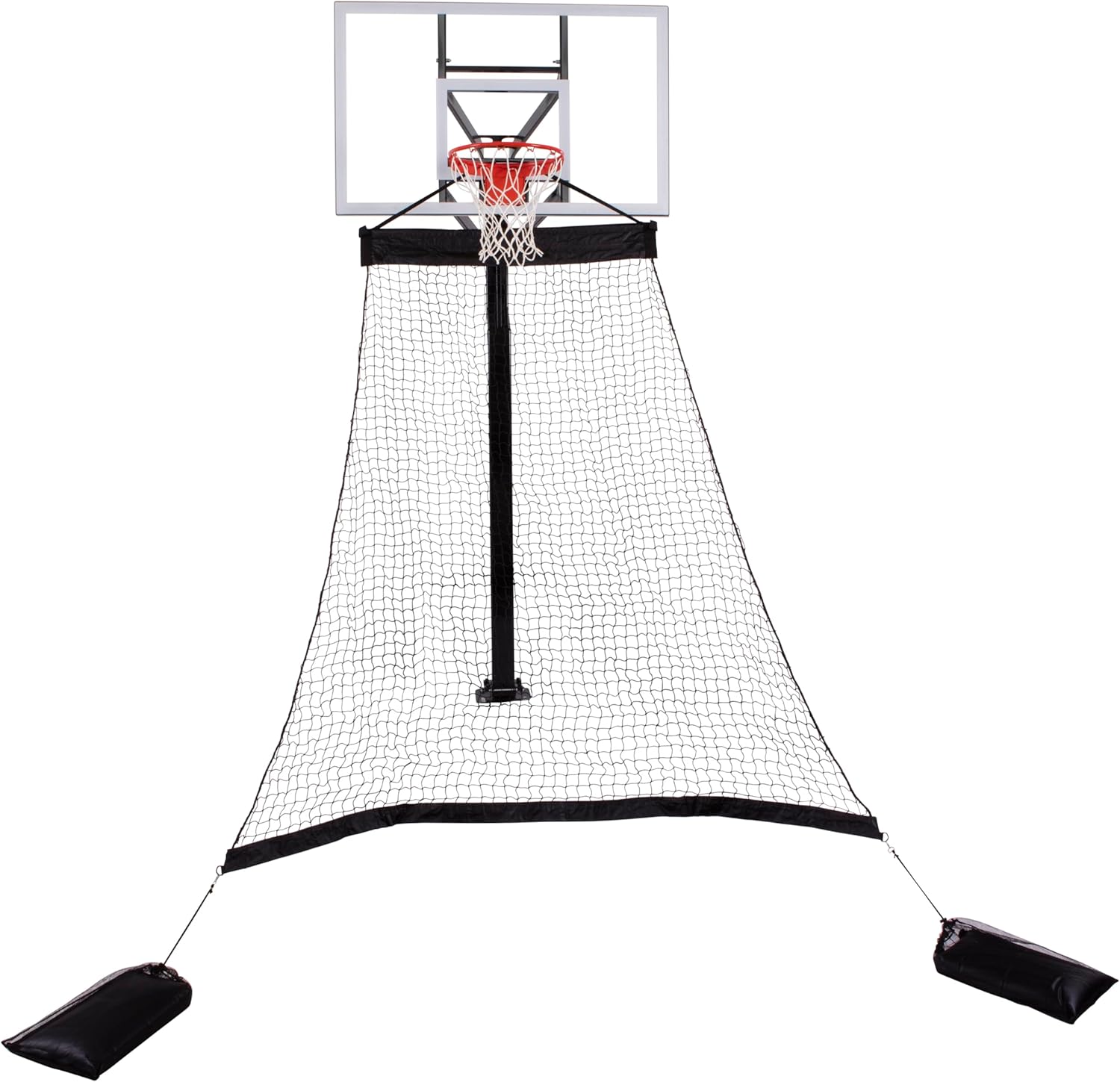 Goalrilla Basketball Hoop Return System Great for Solo Play or Free-Throw Practice and Compatible with Most In Ground Hoops