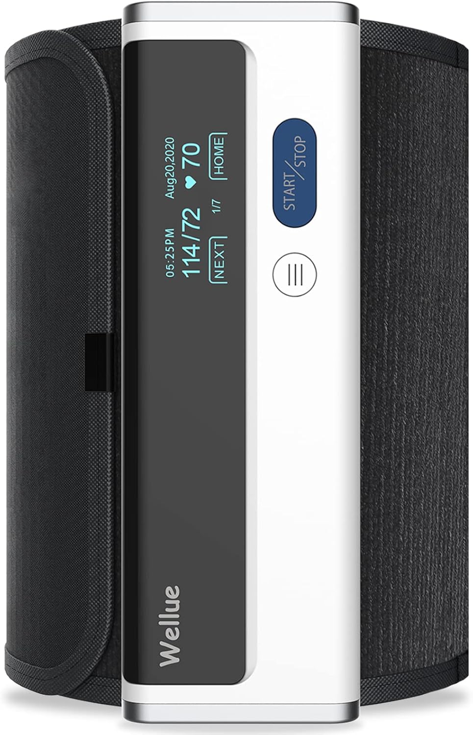 Wellue BP2A Smart Blood Pressure Monitor - Wireless Uppr Arm Cuff Bluetooth BP Machine with One Piece Design, Stores Historical Data and Connects Easily to The APP for iOS & Android