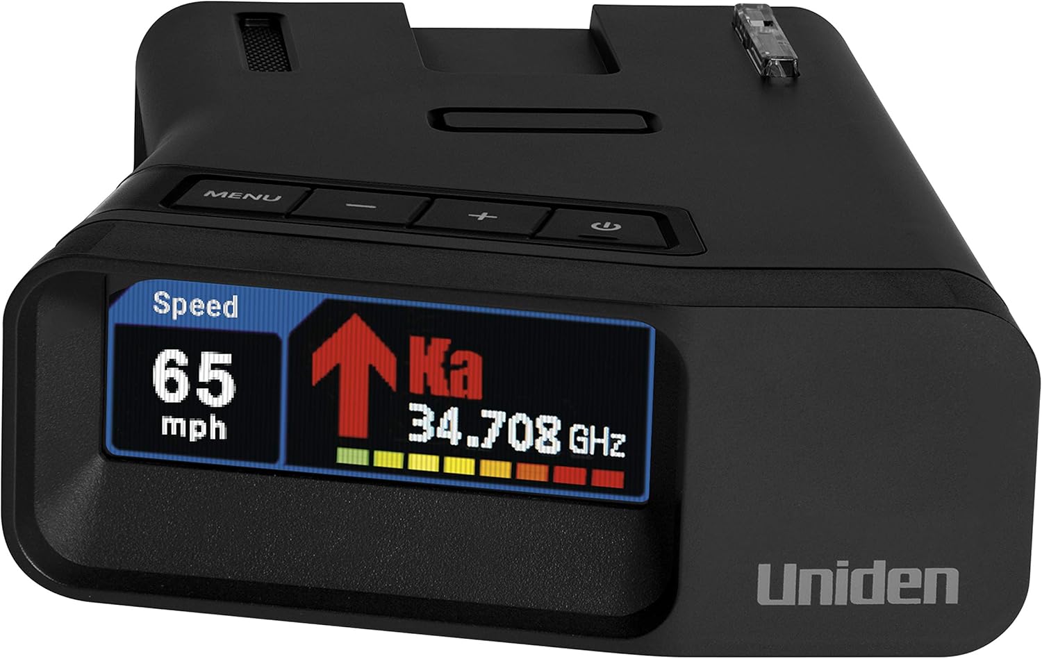 Uniden R7 Extreme Long Range Laser/Radar Detector, Built-in GPS, Real-Time Alerts, Dual-Antennas Front & Rear w/Directional Arrows, Voice Alerts, Red Light and Speed Camera Alerts