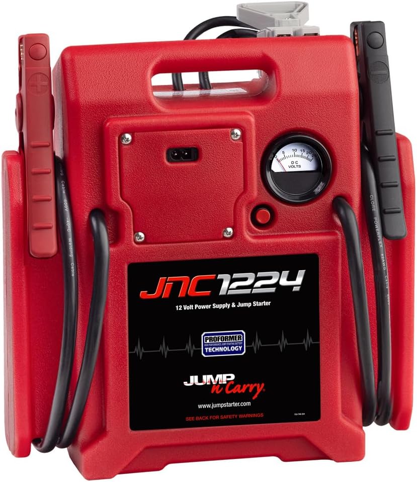 Clore Automotive Jump-N-Carry JNC1224 3400/1700 Peak Amp 12/24V Jump Starter